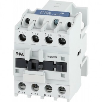 Контактор ЭРА PRO KKM21-025-230-01-E КМИ-22511 25А 230В/АС3 1НЗ Контактор ЭРА PRO KKM21-025-230-01-E КМИ-22511 25А 230В/АС3 1НЗ