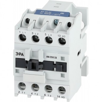 Контактор ЭРА PRO KKM21-025-400-10-E КМИ-22510 25А 400В/АС3 1НО Контактор ЭРА PRO KKM21-025-400-10-E КМИ-22510 25А 400В/АС3 1НО