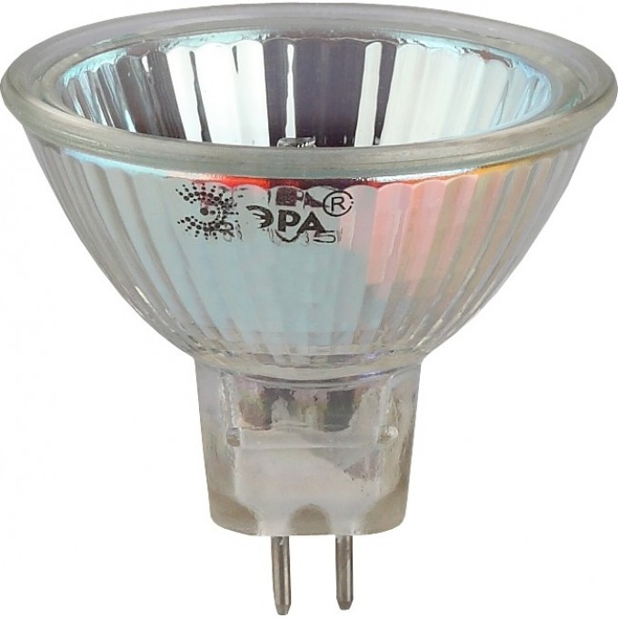 Лампочка галогенная ЭРА GU5.3-JCDR MR16-50W-230V-CL GU5.3 50Вт софит теплый белый свет C0027365 Лампочка галогенная ЭРА GU5.3-JCDR MR16-50W-230V-CL GU5.3 50Вт софит теплый белый свет C0027365