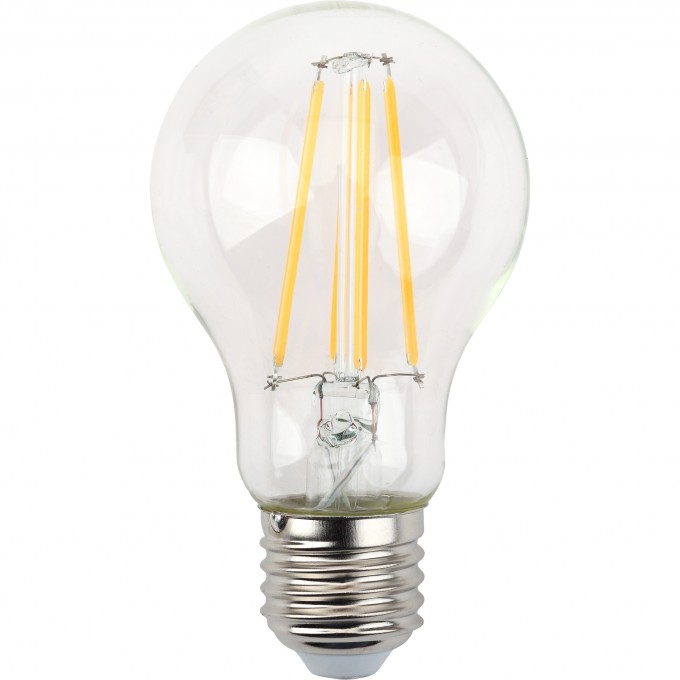 Лампочка светодиодная ЭРА F-LED A60-11W-827-E27 Е27 / Е27 11Вт филамент груша теплый белый свет B0035025 Лампочка светодиодная ЭРА F-LED A60-11W-827-E27 Е27 / Е27 11Вт филамент груша теплый белый свет B0035025
