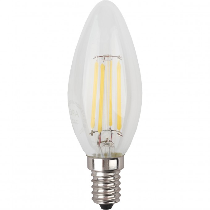 Лампочка светодиодная ЭРА F-LED B35-11W-840-E14 Е14 / Е14 11Вт филамент свеча нейтральный белый свет B0046987 Лампочка светодиодная ЭРА F-LED B35-11W-840-E14 Е14 / Е14 11Вт филамент свеча нейтральный белый свет B0046987
