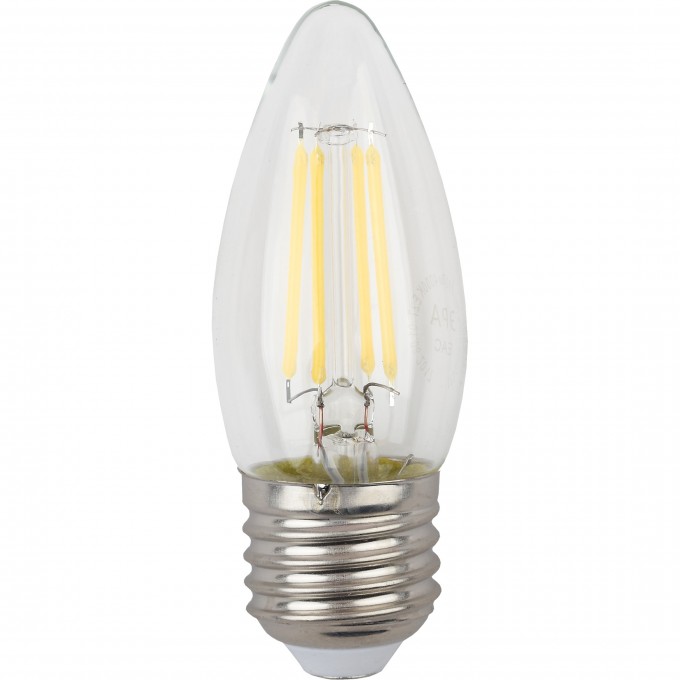 Лампочка светодиодная ЭРА F-LED B35-9w-840-E27 Е27 / Е27 9Вт филамент свеча нейтральный белый свет B0046997 Лампочка светодиодная ЭРА F-LED B35-9w-840-E27 Е27 / Е27 9Вт филамент свеча нейтральный белый свет B0046997