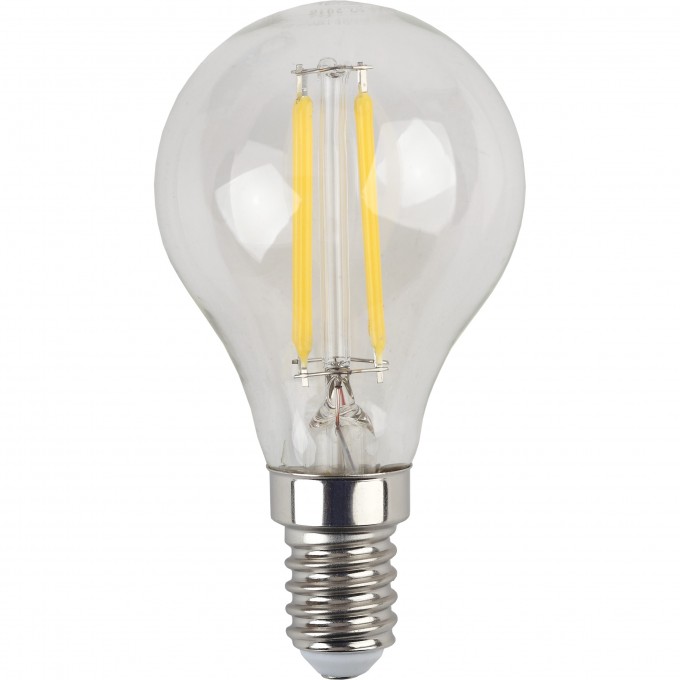 Лампочка светодиодная ЭРА F-LED P45-11W-840-E14 Е14 / Е14 11Вт филамент шар нейтральный белый свет B0047014 Лампочка светодиодная ЭРА F-LED P45-11W-840-E14 Е14 / Е14 11Вт филамент шар нейтральный белый свет B0047014