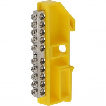 Шина ЭРА PE "земля" на на DIN-изоляторе ШНИ-6х9-10 никелированная Шина ЭРА PE "земля" на на DIN-изоляторе ШНИ-6х9-10 никелированная