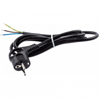 Шнур сетевой с вилкой ЭРА U-3x1,5-3m-B с заземлением 3м ПВС 3x1,5мм2 черный Шнур сетевой с вилкой ЭРА U-3x1,5-3m-B с заземлением 3м ПВС 3x1,5мм2 черный
