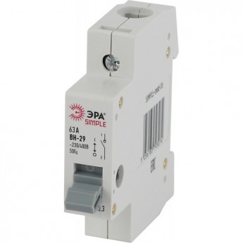 Выключатель нагрузки ЭРА SIMPLE-MOD-58 1P 63А ВН-29